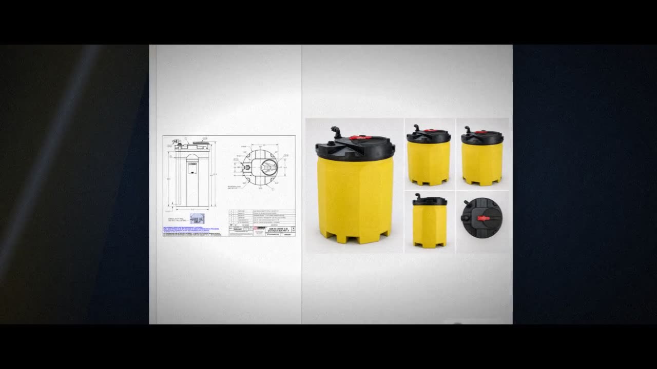 Snyder Industries 150 Gallon Plastic Vertical Double Wall Waste Oil Ta video