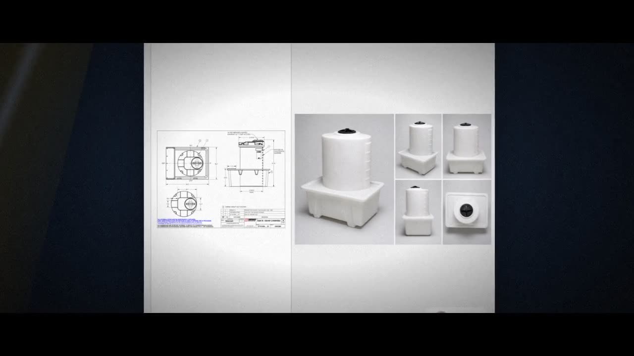Snyder Industries 150 Gallon Plastic Chemical Feed Station Tank video
