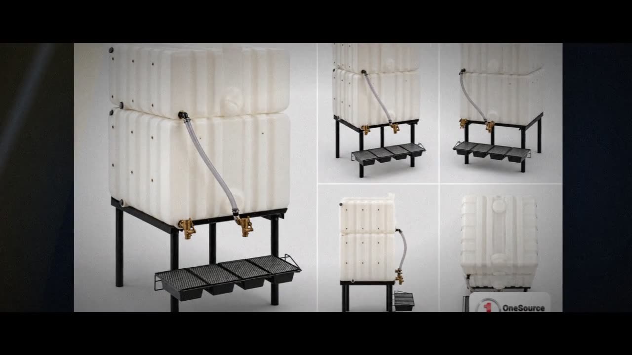 Snyder Industries 200 Gallon XLPE Chemical Feed Station Tank video