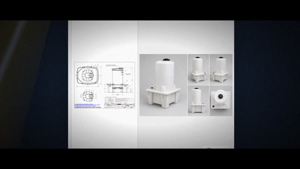 Snyder Industries 250 Gallon Plastic Chemical Feed Station Tank video