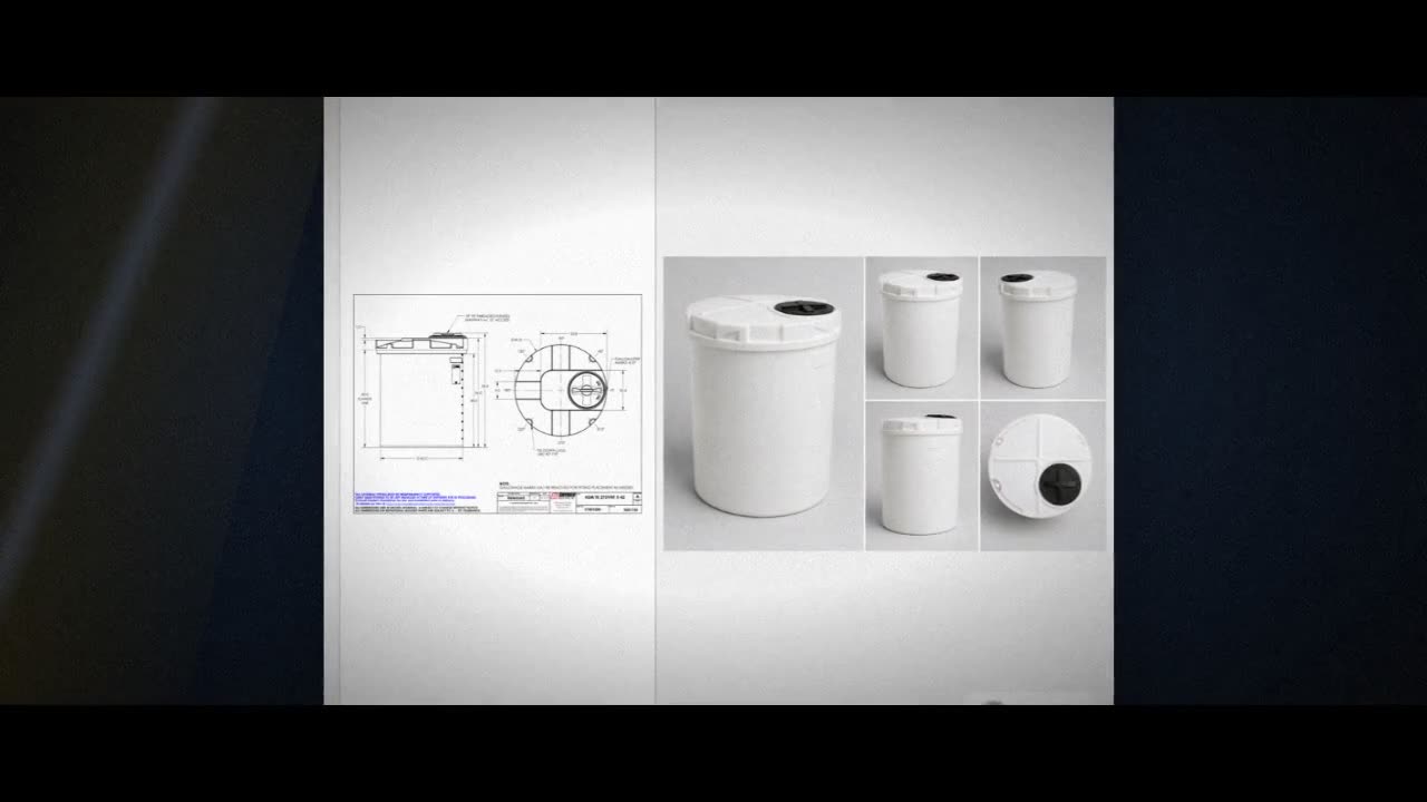 Snyder Industries 275 Gallon HDPE Vertical Liquid Storage Tank with AS video