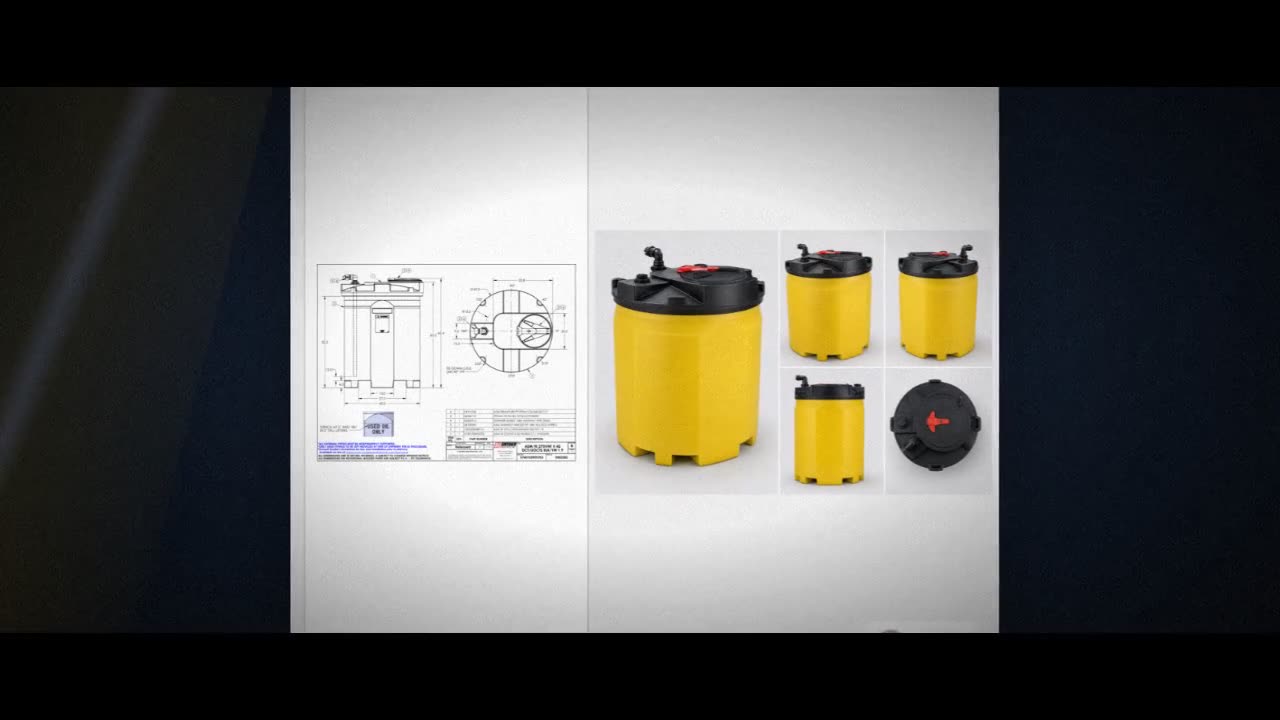 Snyder Industries 275 Gallon Plastic Vertical Double Wall Waste Oil Ta video