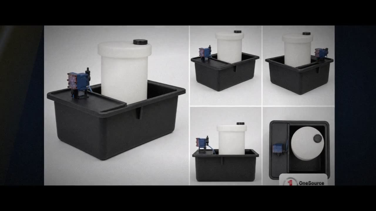 Snyder Industries 275 Gallon XLPE Chemical Feed Station Tank video