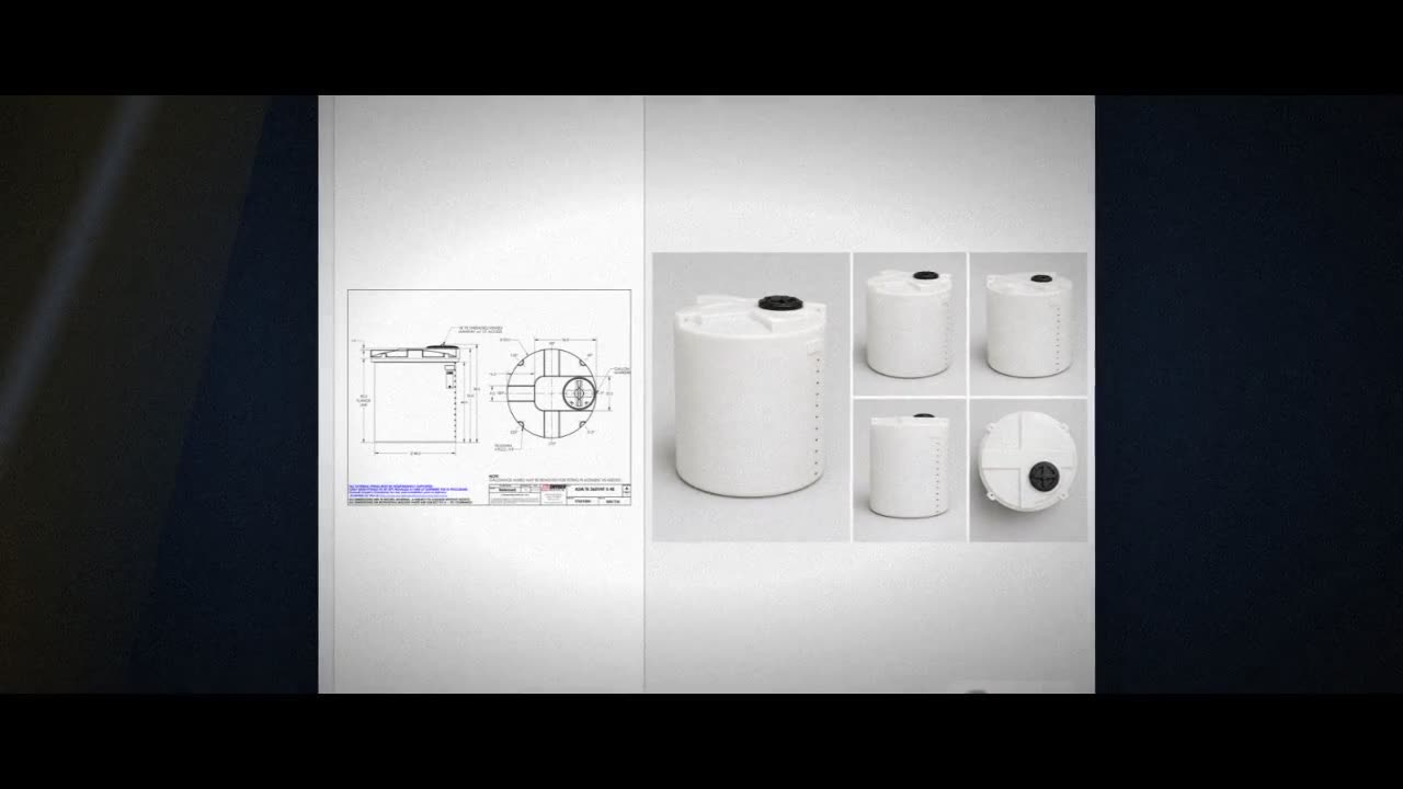 Snyder Industries 360 Gallon HDPE Vertical Liquid Storage Tank with AS video