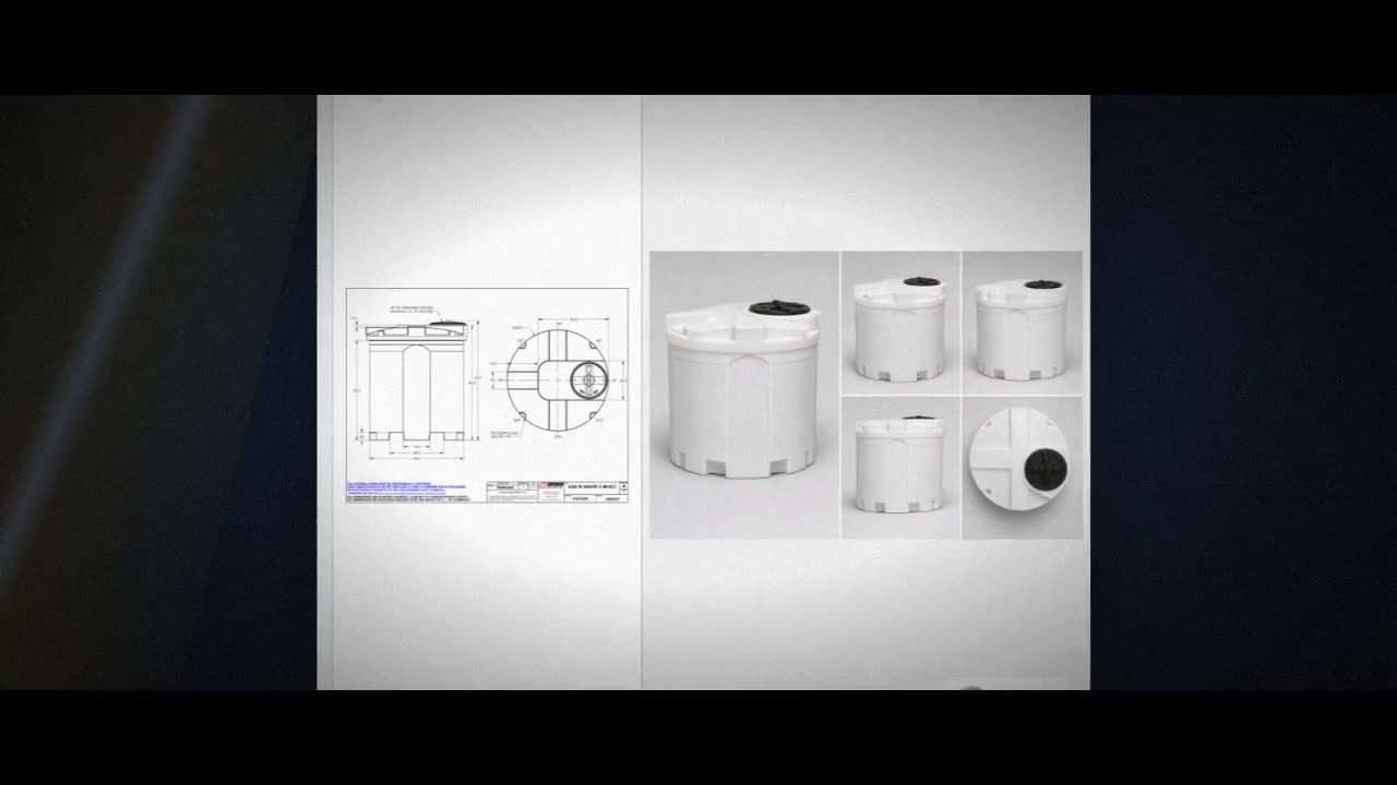 Snyder Industries 360 Gallon Plastic Vertical Double Wall Liquid Chemi video