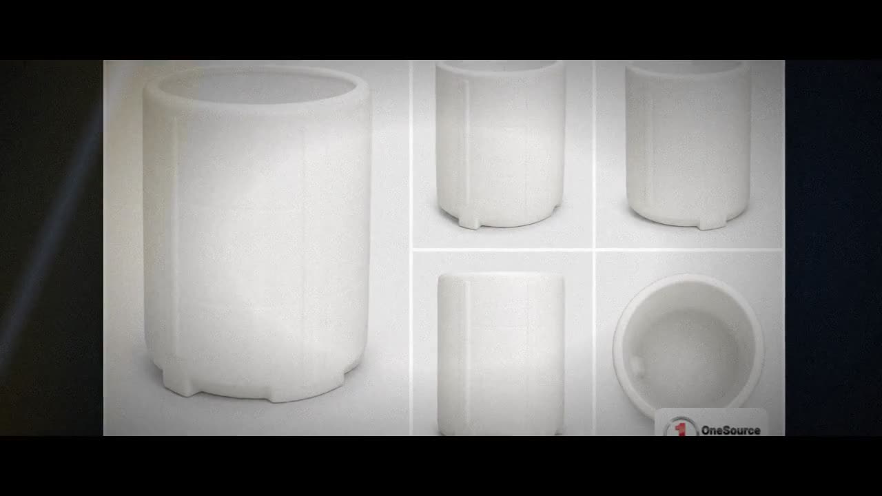Snyder Industries 500 Gallon Plastic Open Top Batch Storage Tank in Wh video