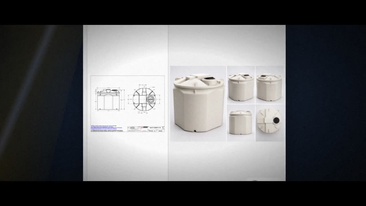 Snyder Industries 1000 Gallon Plastic Vertical Double Wall Liquid Chem video