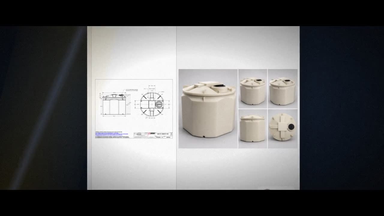 Snyder Industries 1500 Gallon HDLPE Vertical Double Wall Liquid Chemic video