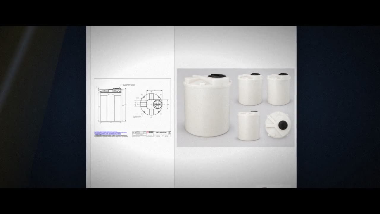Snyder Industries 405 Gallon HDLPE Vertical Double Wall Storage Tank w video