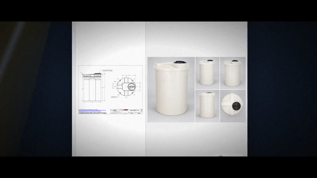 Snyder Industries 405 Gallon HDLPE Vertical Double Wall Liquid Chemica video