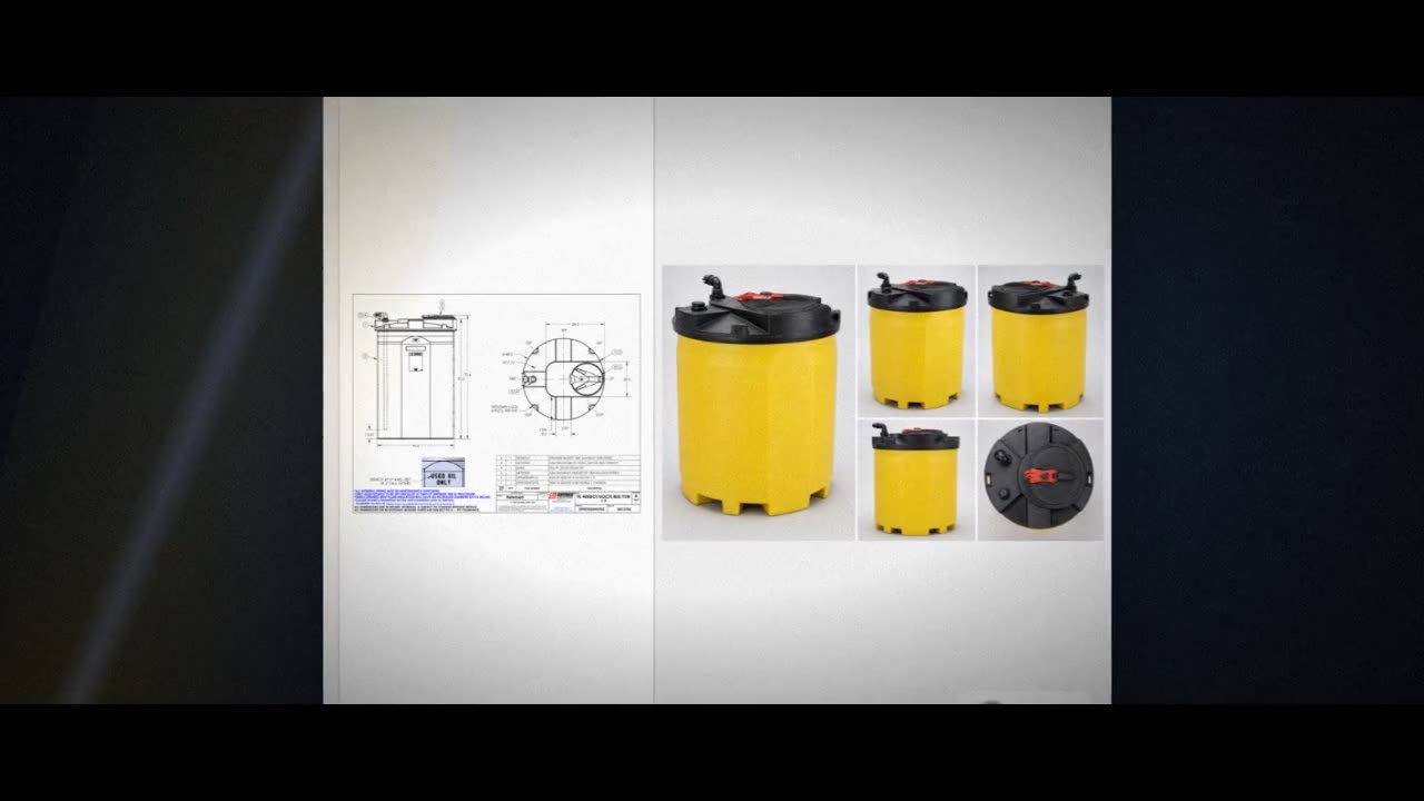 Snyder Industries 405 Gallon Used Oil Containment Tank video