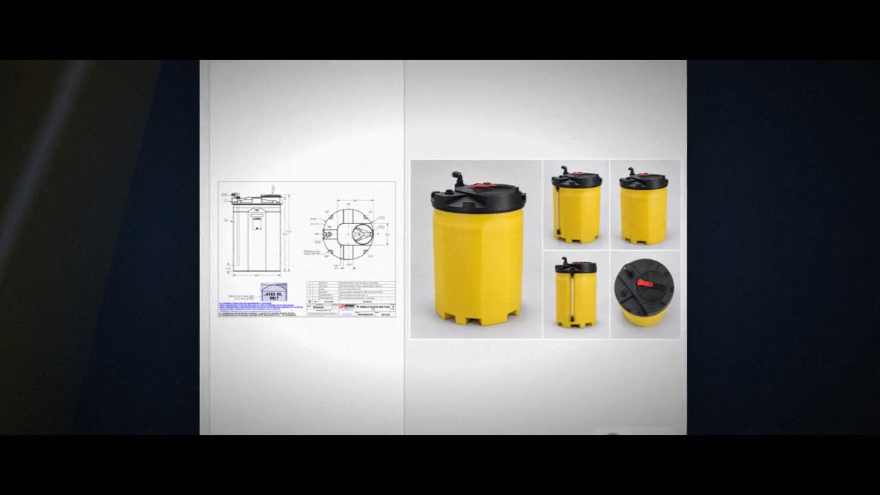 Snyder Industries 405 Gallon Used Oil Containment Tank with Level Gaug video