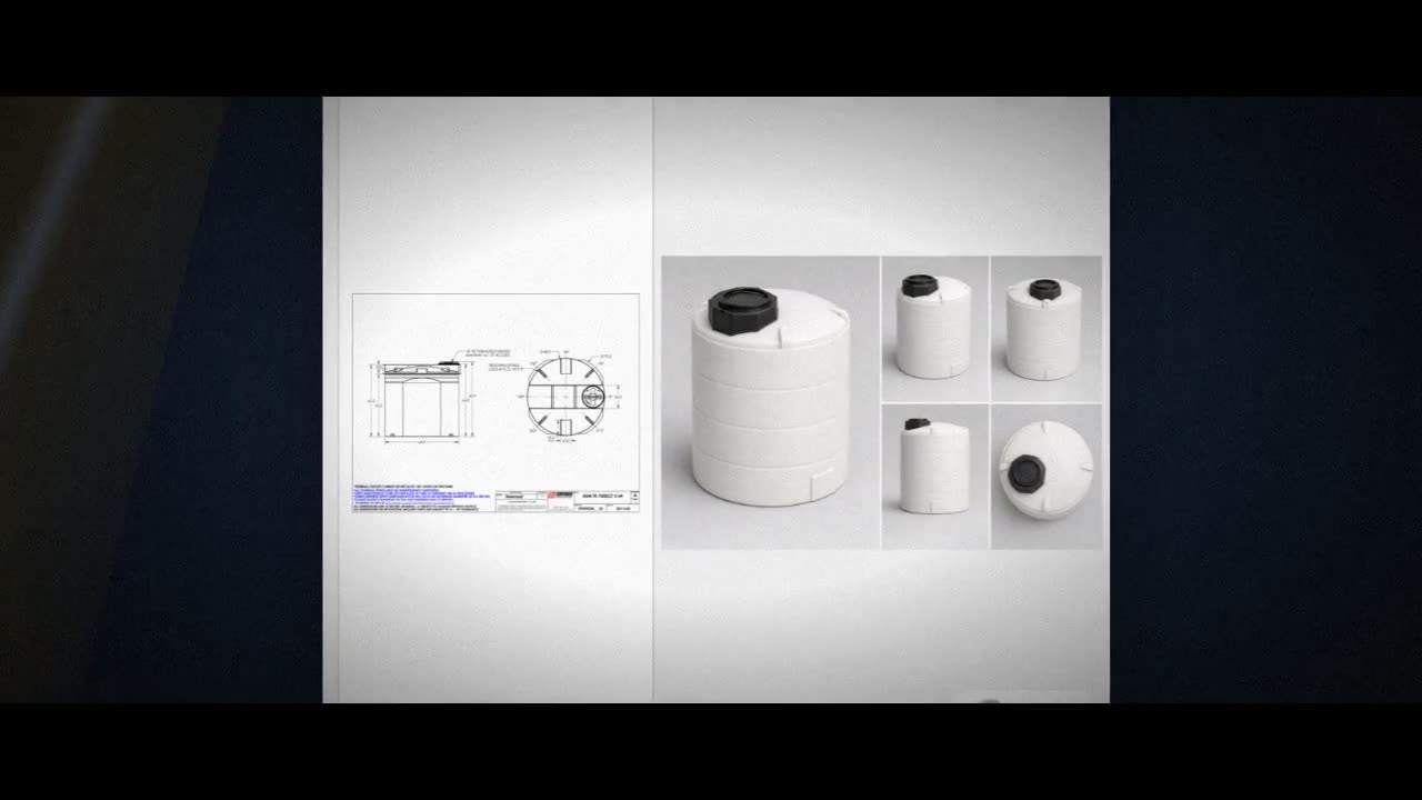 Snyder Industries 750 Gallon HDLPE Vertical Double Wall Liquid Chemica video