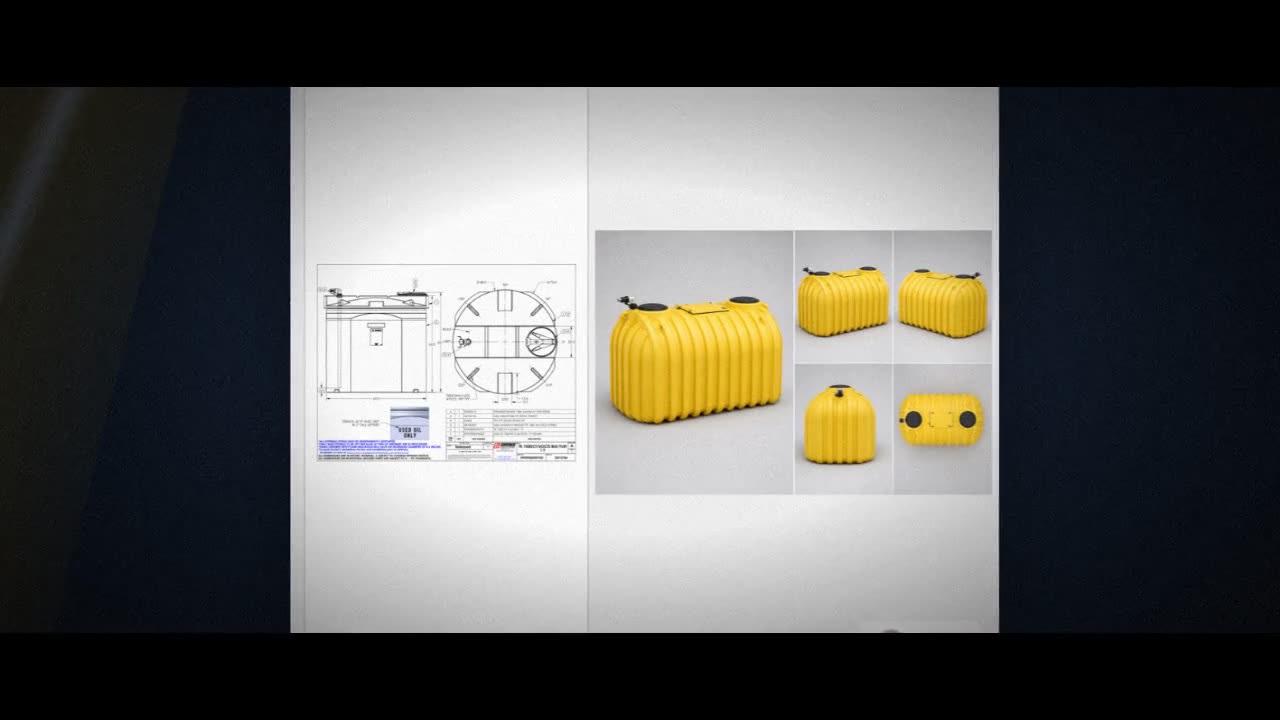 Snyder Industries 750 Gallon Used Oil Containment Tank video