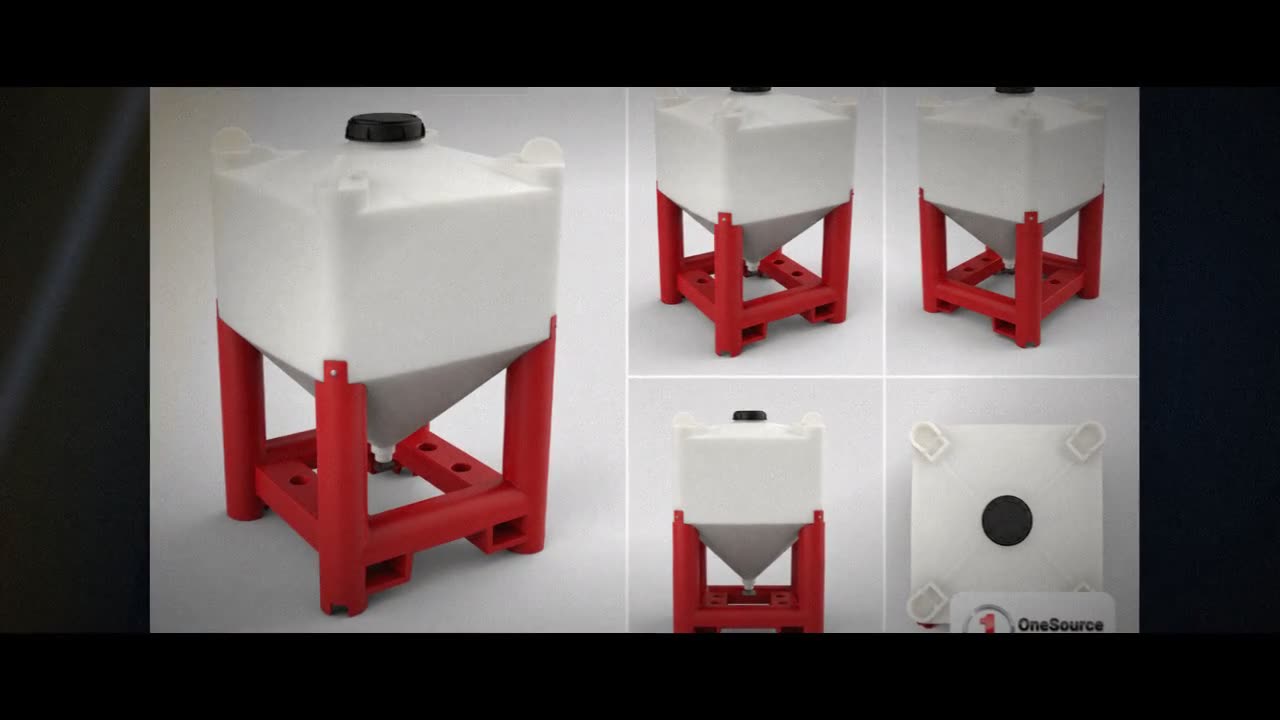 Snyder Industries 600 Gallon 45 Degree Plastic Flowmaster Viscous Hopp video