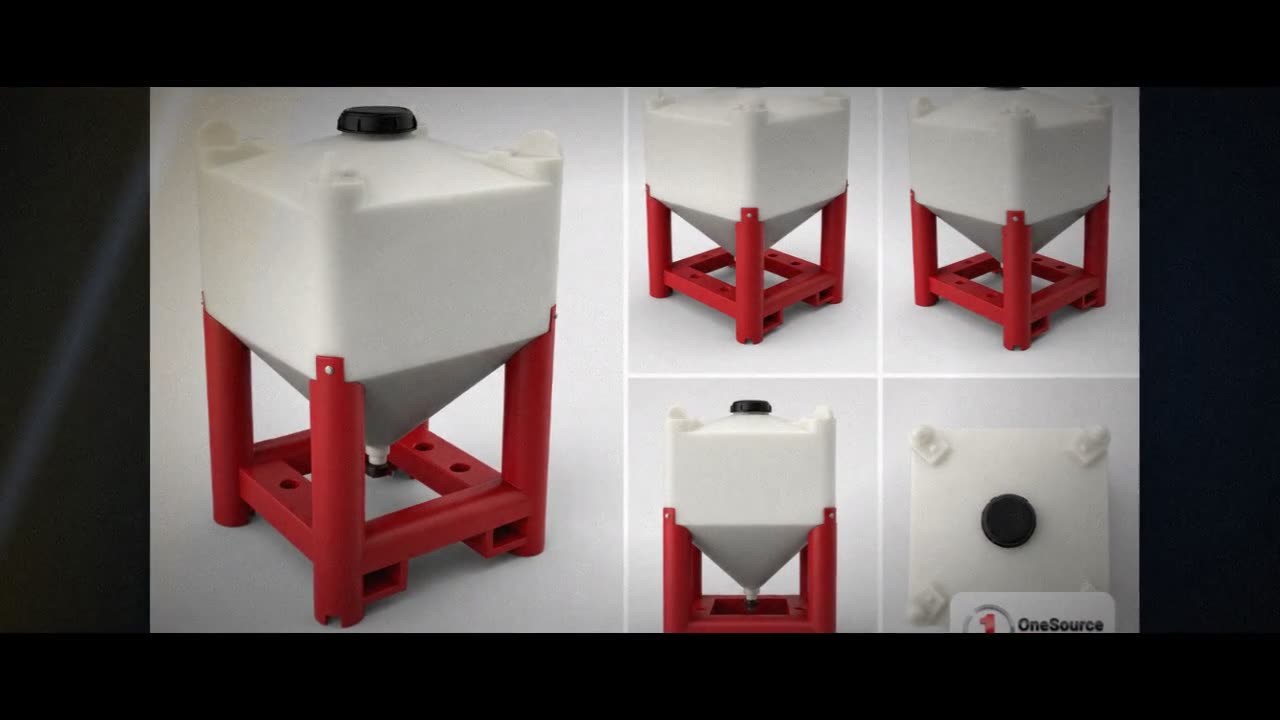 Snyder Industries 375 Gallon 45 Degree Plastic Flowmaster Viscous Hopp video