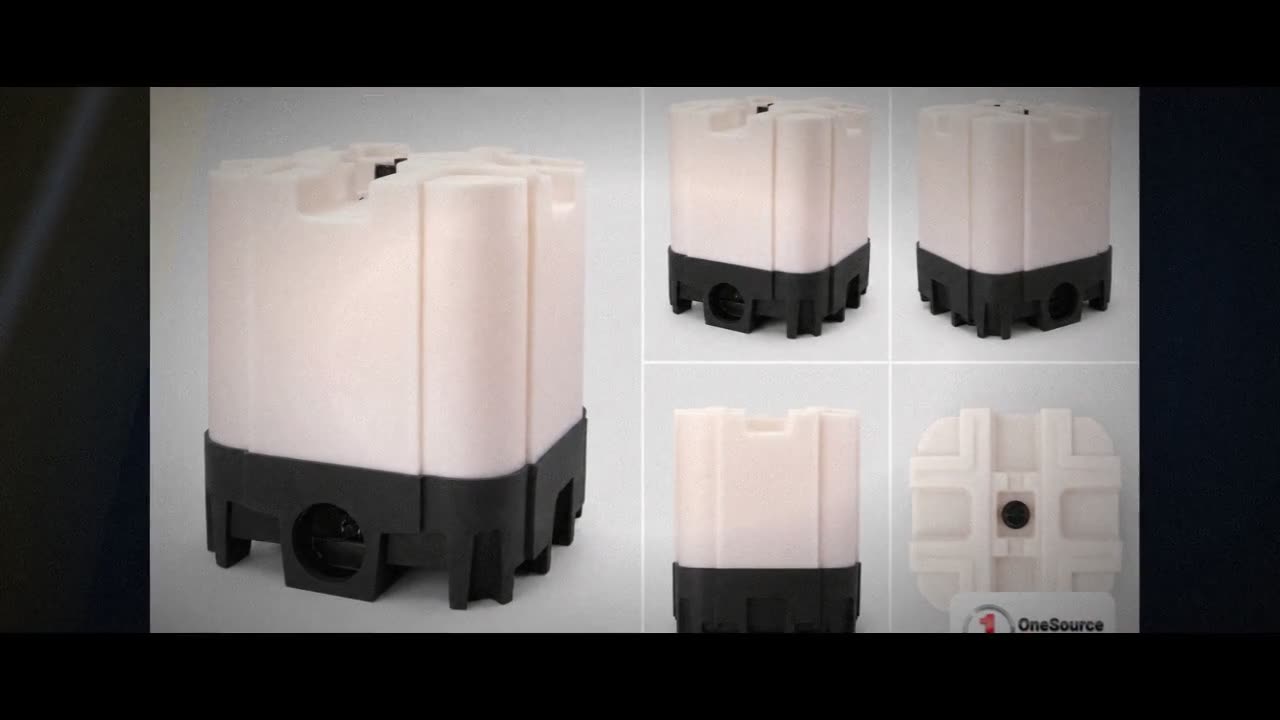 Snyder Industries 275 Gallon HDPE Stackable IBC Tote Tank video
