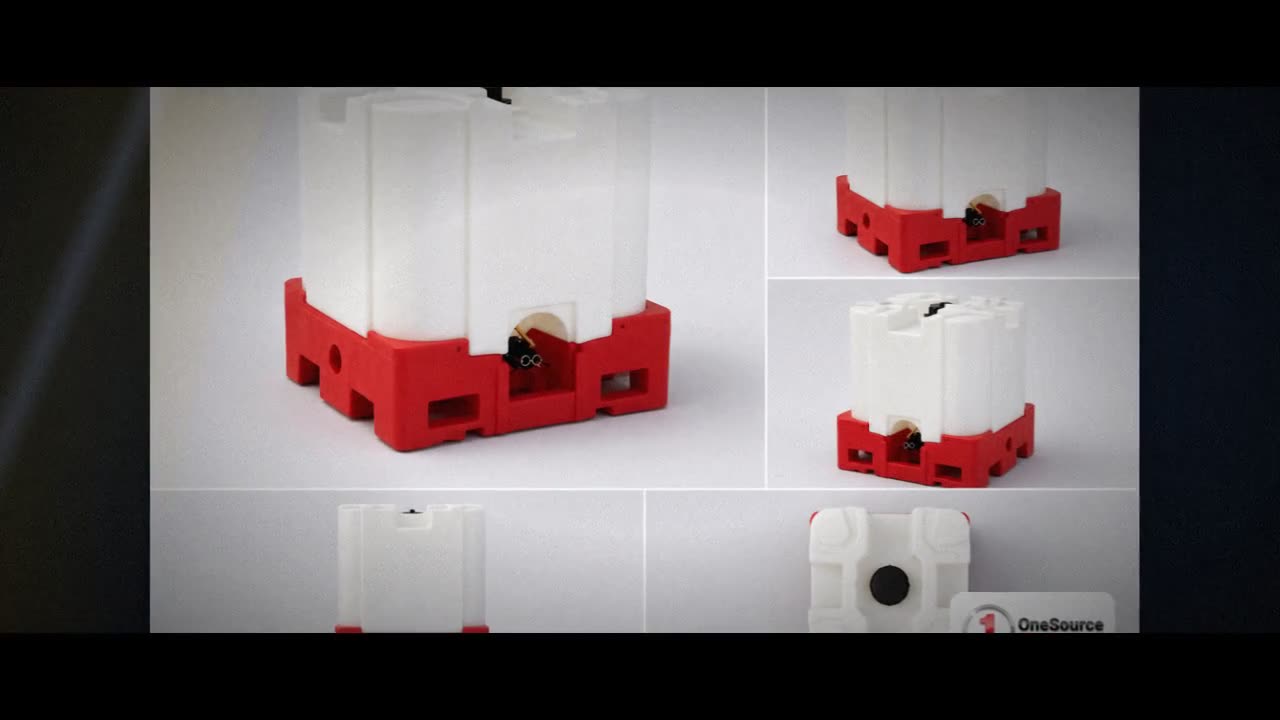 Snyder Industries 220 Gallon HDPE Stackable IBC Tote Tank video