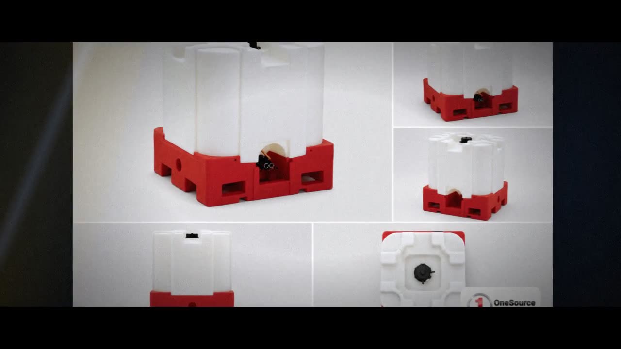 Snyder Industries 220 Gallon HDPE Stackable IBC Tote Tank video