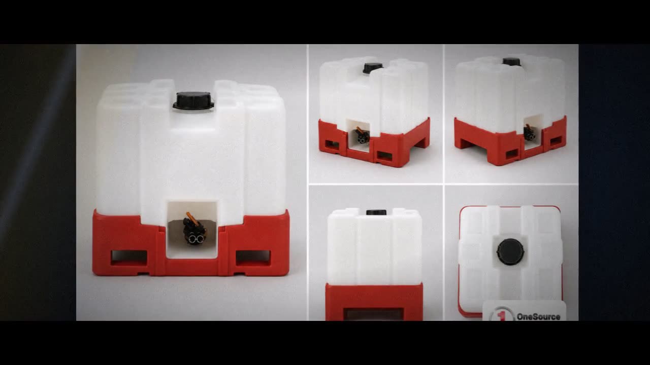 Snyder Industries 120 Gallon HDPE Stackable IBC Tote Tank video