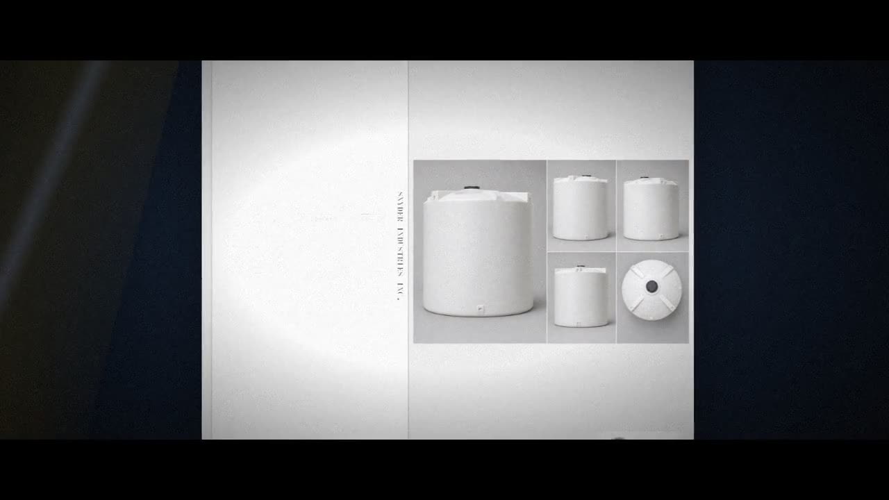 Snyder Industries 6000 Gallon Plastic Vertical Liquid Storage Tank in  video