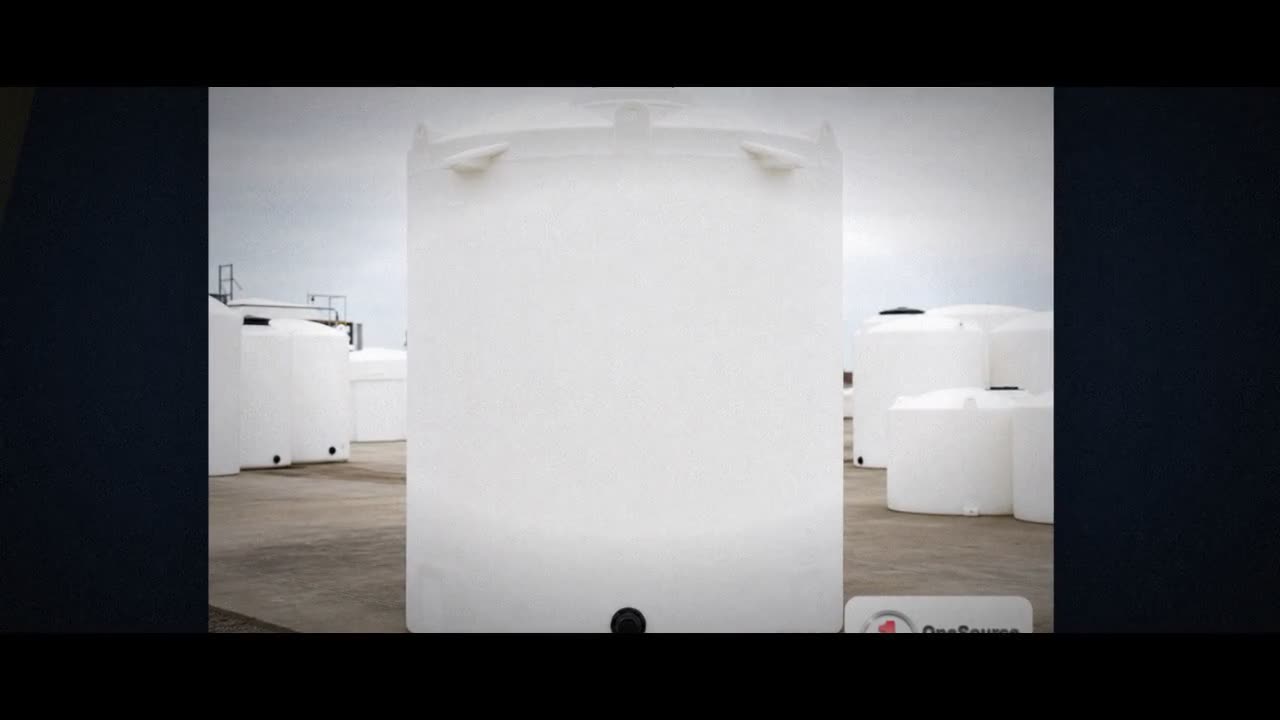 Snyder Industries 5500 Gallon HDPE Vertical Liquid Storage Tank with A video