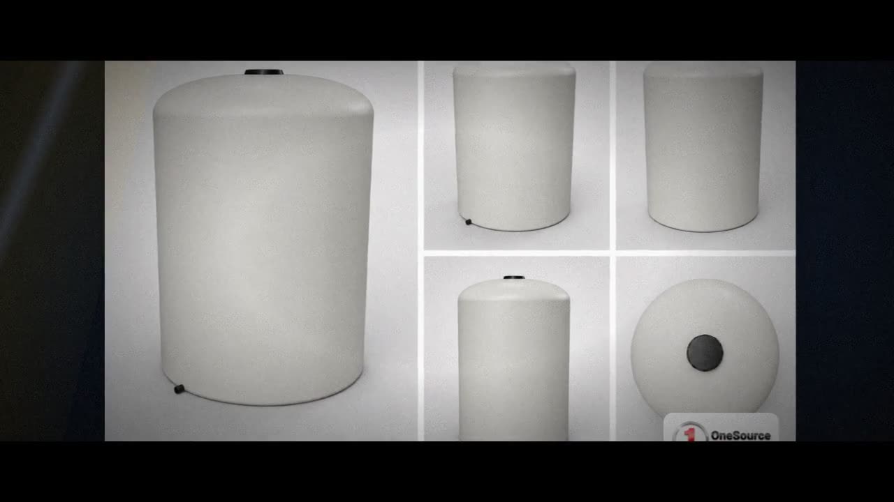 4100 GALLON PLASTIC VERTICAL LIQUID STORAGE TANK 1.5 SG video