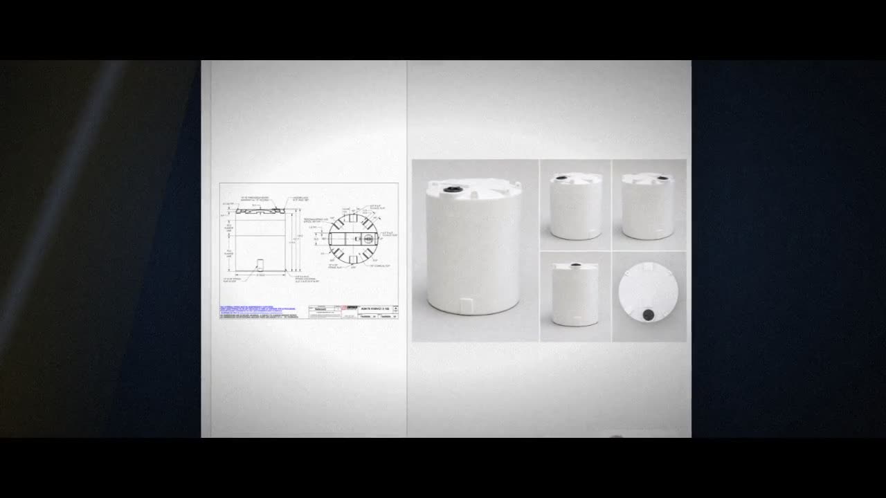 Snyder Industries 4100 Gallon XLPE Vertical Liquid Storage Tank in Whi video