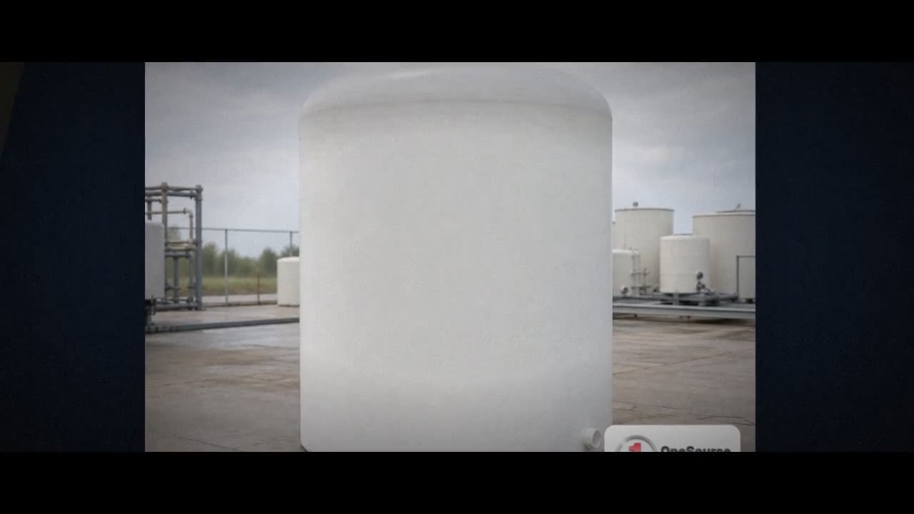 4500 Gallon HDPE Vertical Liquid Storage Tank with ASTM Certification video