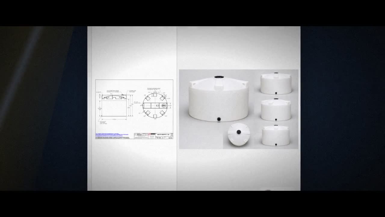 Snyder Industries 4000 Gallons HDPE Vertical Liquid Storage Tank with  video