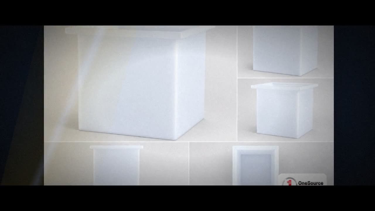 Chem-Tainer 2 Gallon PE Rectangular Open Top Tank video