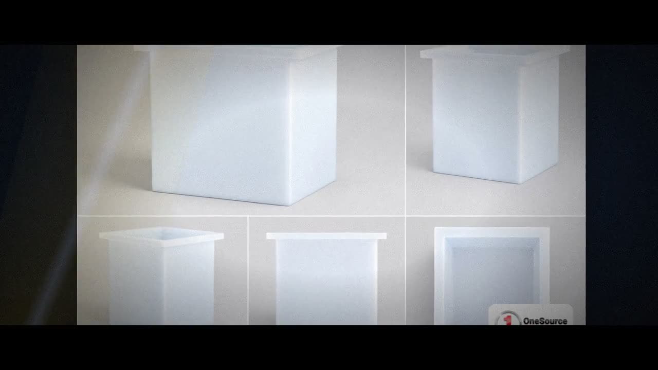 Chem-Tainer 7 Gallon PP Rectangular Open Top Tank video