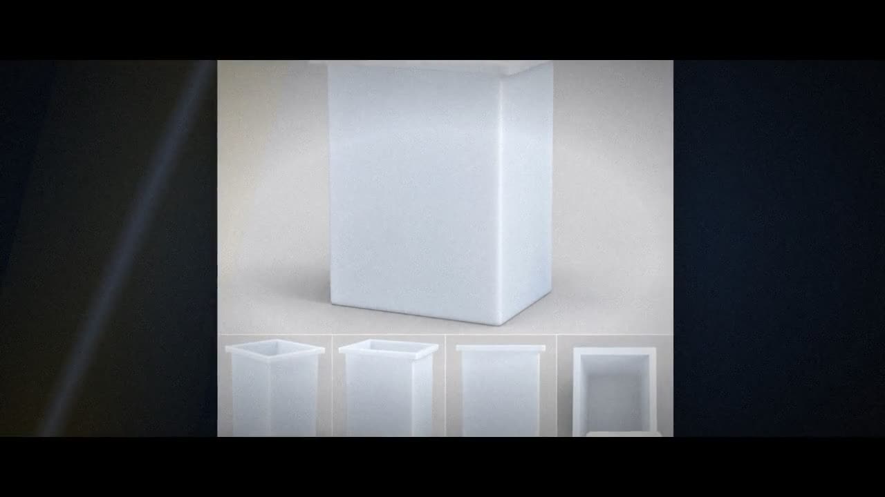 Chem-Tainer 14 Gallon PP Rectangular Open Top Tank video