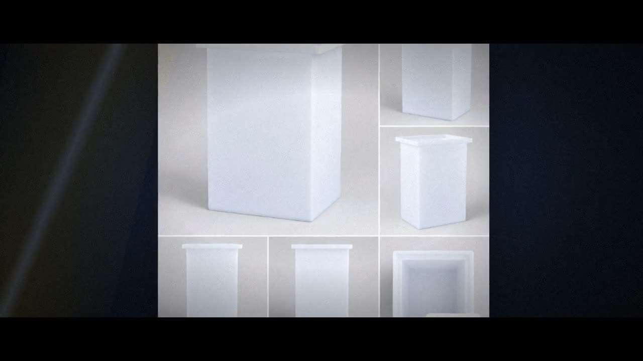 Chem-Tainer 24 Gallon PE Rectangular Open Top Tank video