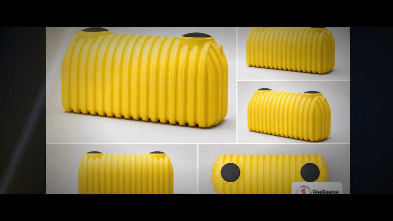 Chem-Tainer 1000 Gallon Plastic One Compartment Septic Tank video