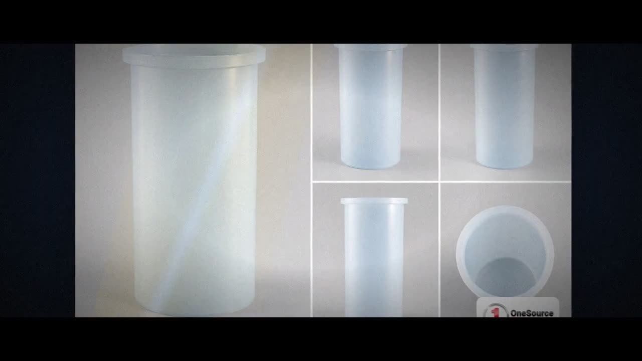 Chem-Tainer 7 Gallon PP Cylindrical Open Top Tank video