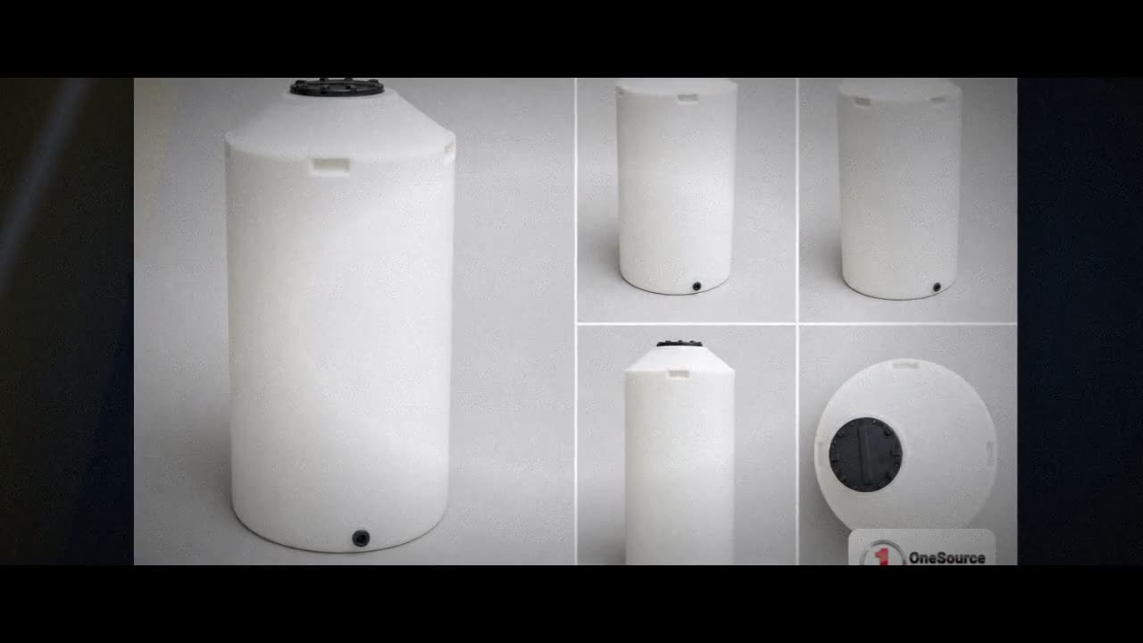 Chem-Tainer 1150 Gallon HDPE Vertical Liquid Storage Tank video