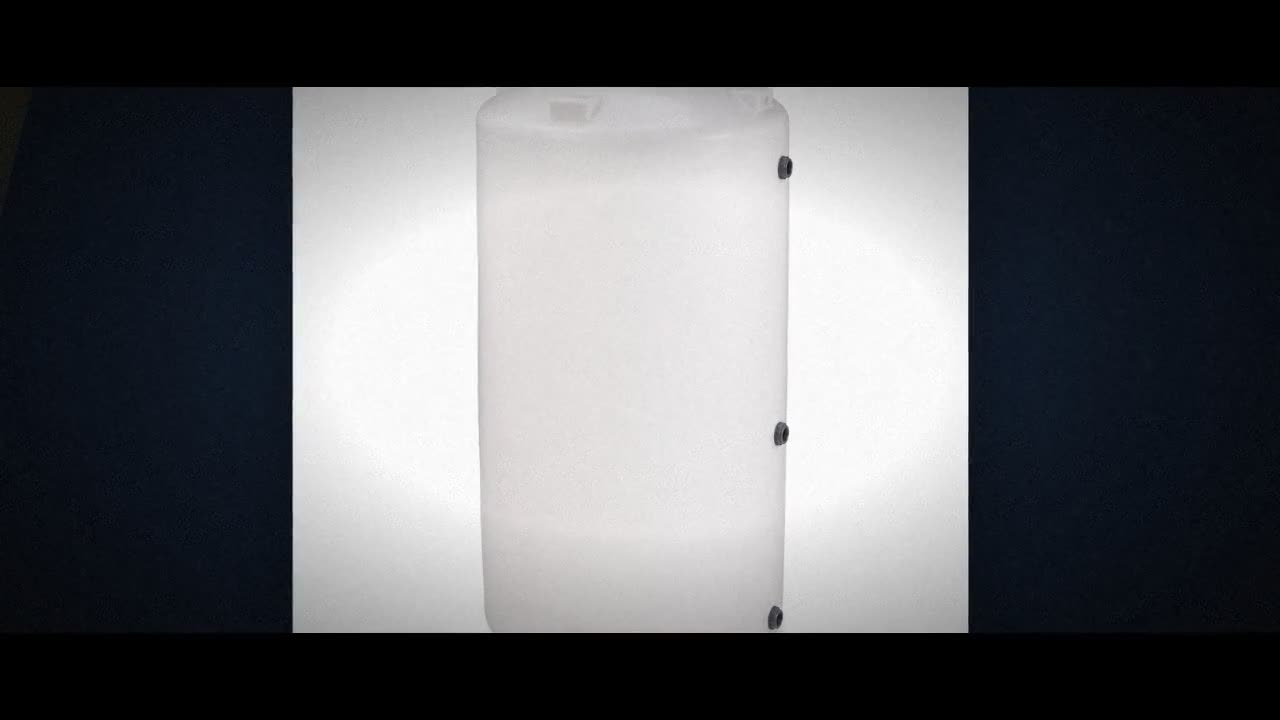 1150 Gallon Plastic Vertical Water Storage Tank in Green video