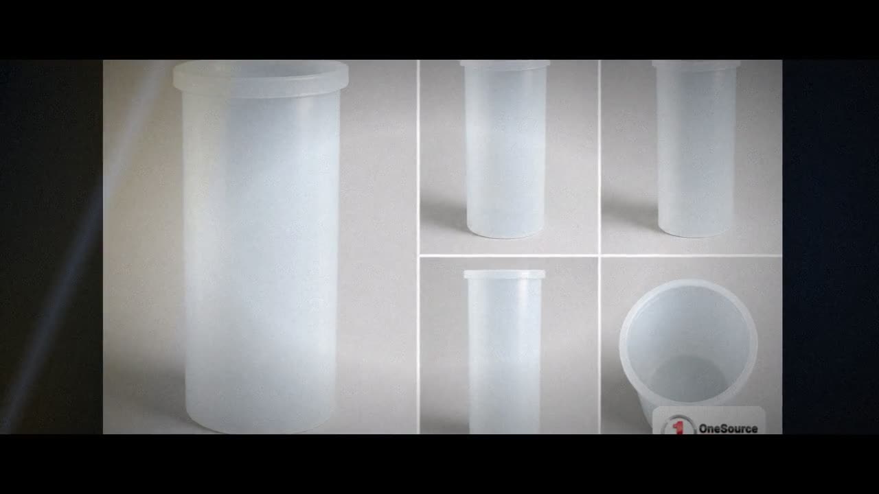 Chem-Tainer 25 Gallon PP Cylindrical Open Top Tank video