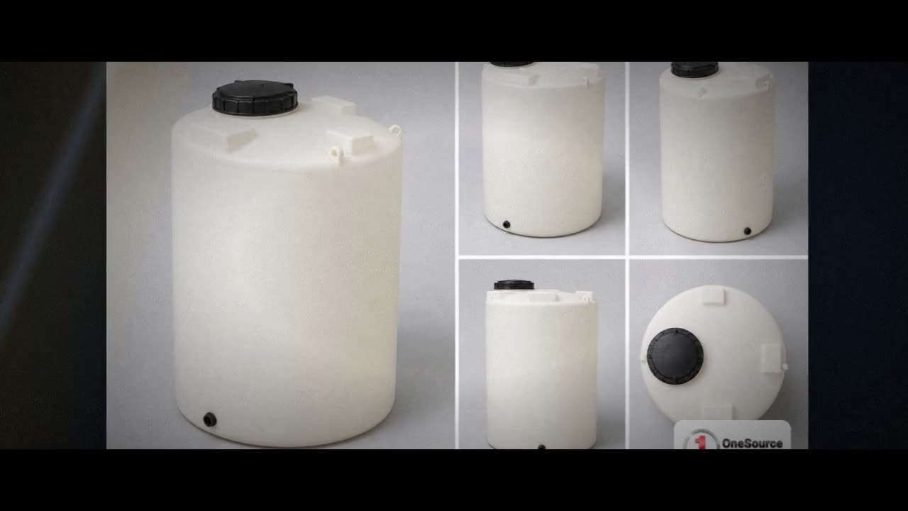 Chem-Tainer 1500 Gallon HDPE Vertical Liquid Storage Tank video
