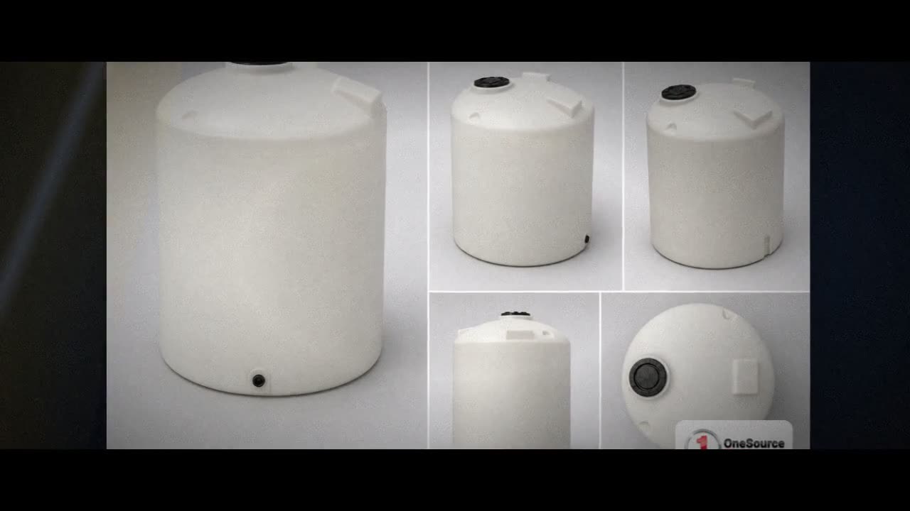Chem-Tainer 1500 Gallon Plastic Vertical Liquid Storage Tank video