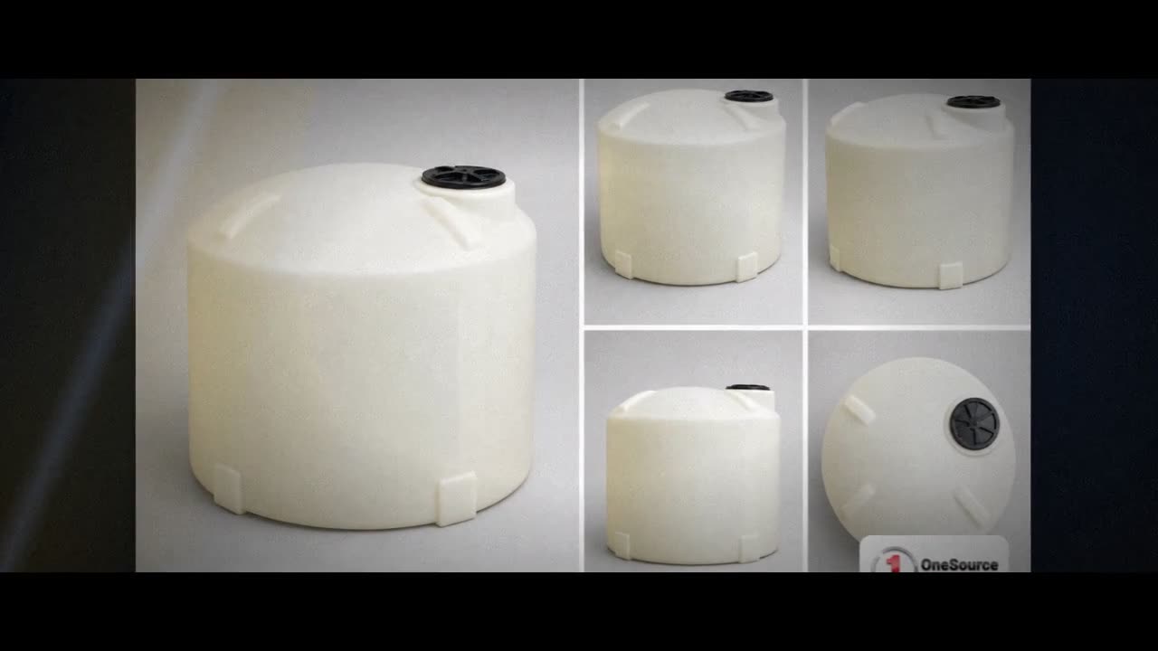 Chem-Tainer 1700 Gallon Plastic Vertical Liquid Storage Tank video