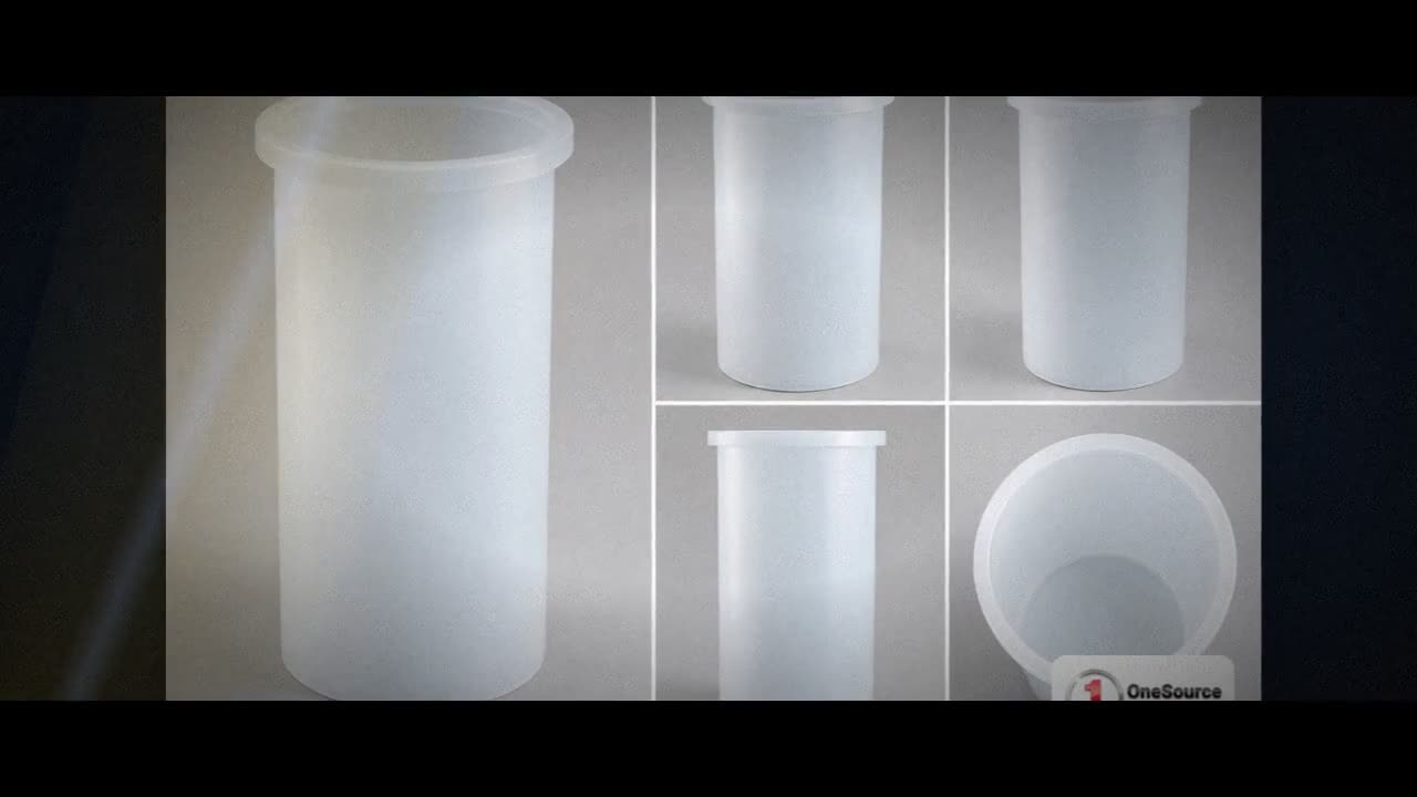 Chem-Tainer 40 Gallon PP Cylindrical Open Top Tank video
