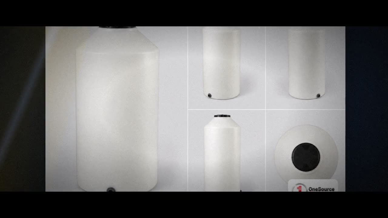 Chem-Tainer 45 Gallon Plastic Vertical Liquid Storage Tank video