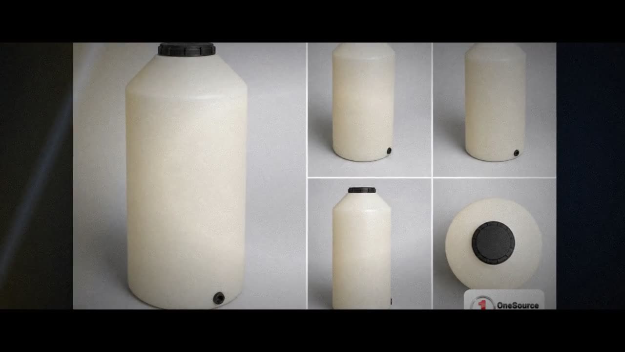 Chem-Tainer 45 Gallon Plastic Vertical Liquid Storage Tank video
