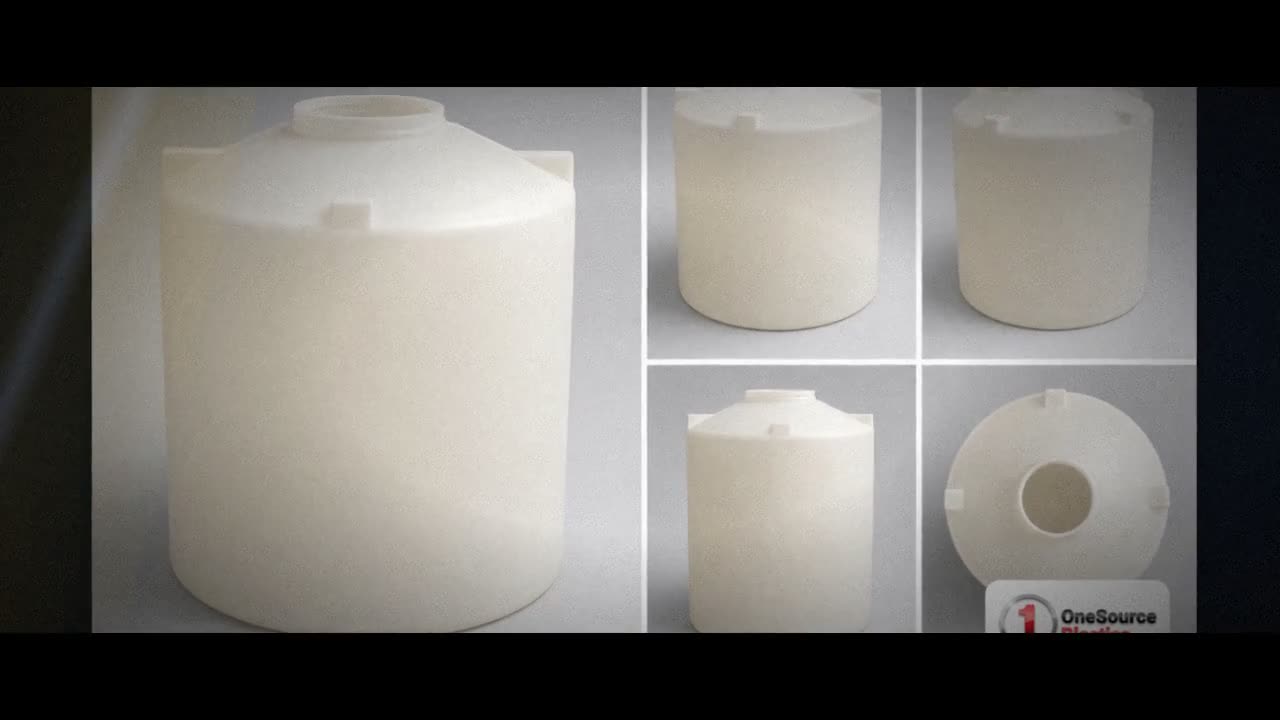 Chem-Tainer 2000 Gallon HDPE Vertical Liquid Storage Tank video