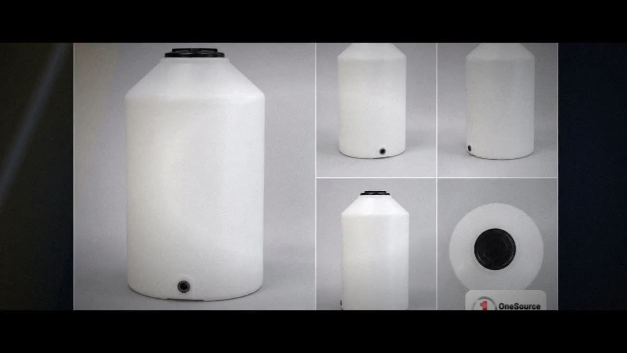 Chem-Tainer 55 Gallon HDPE Vertical Liquid Storage Tank video