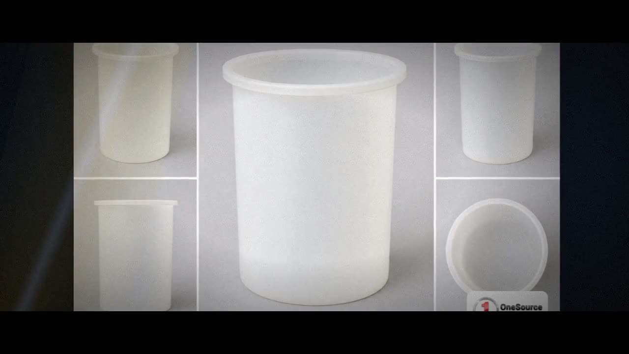 Chem-Tainer 65 Gallon PE Cylindrical Open Top Tank video