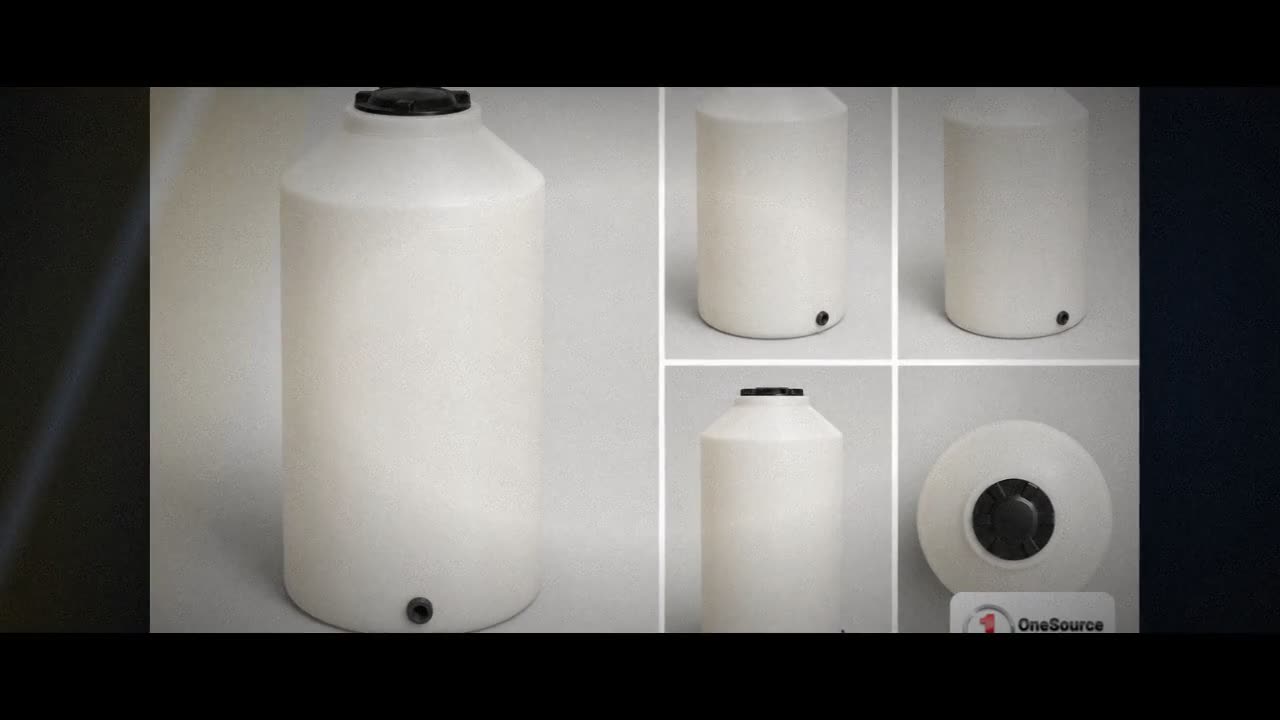Chem-Tainer 65 Gallon HDPE Vertical Liquid Storage Tank video