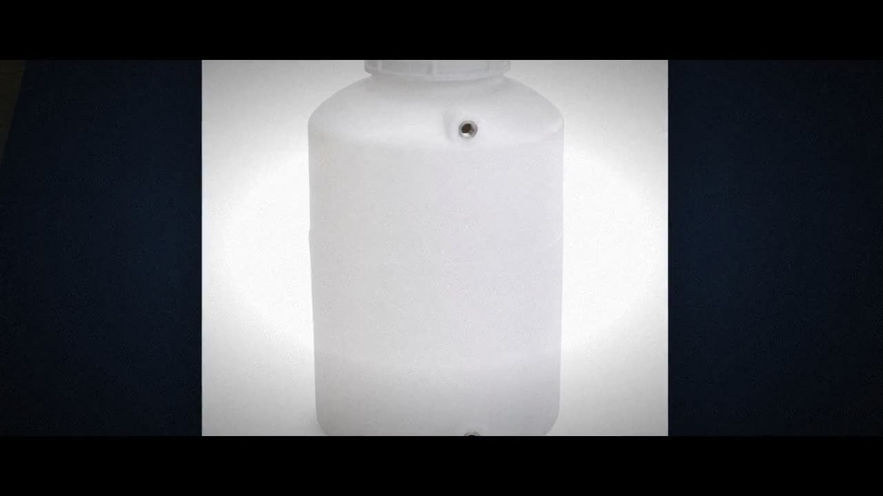 65 Gallon Plastic Vertical Liquid Storage Tank video